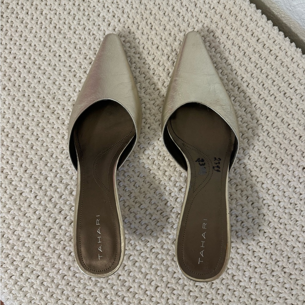 Tahari mule heels